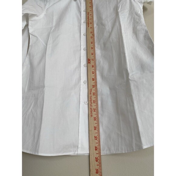 J.Crew Tall  Wren slim Long Sleeve shirt in stretch cotton poplin NWT Size 6T - Picture 7 of 8